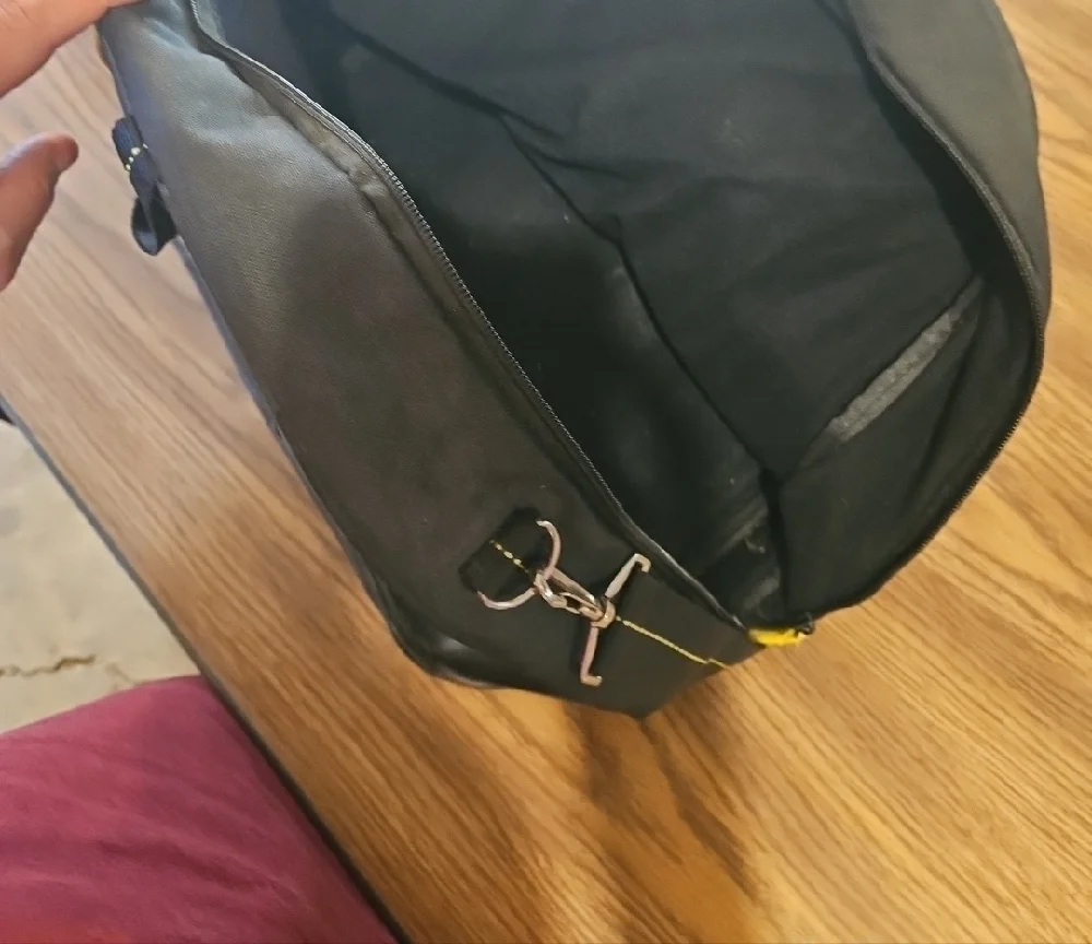 Black and Yellow Helmet Bag